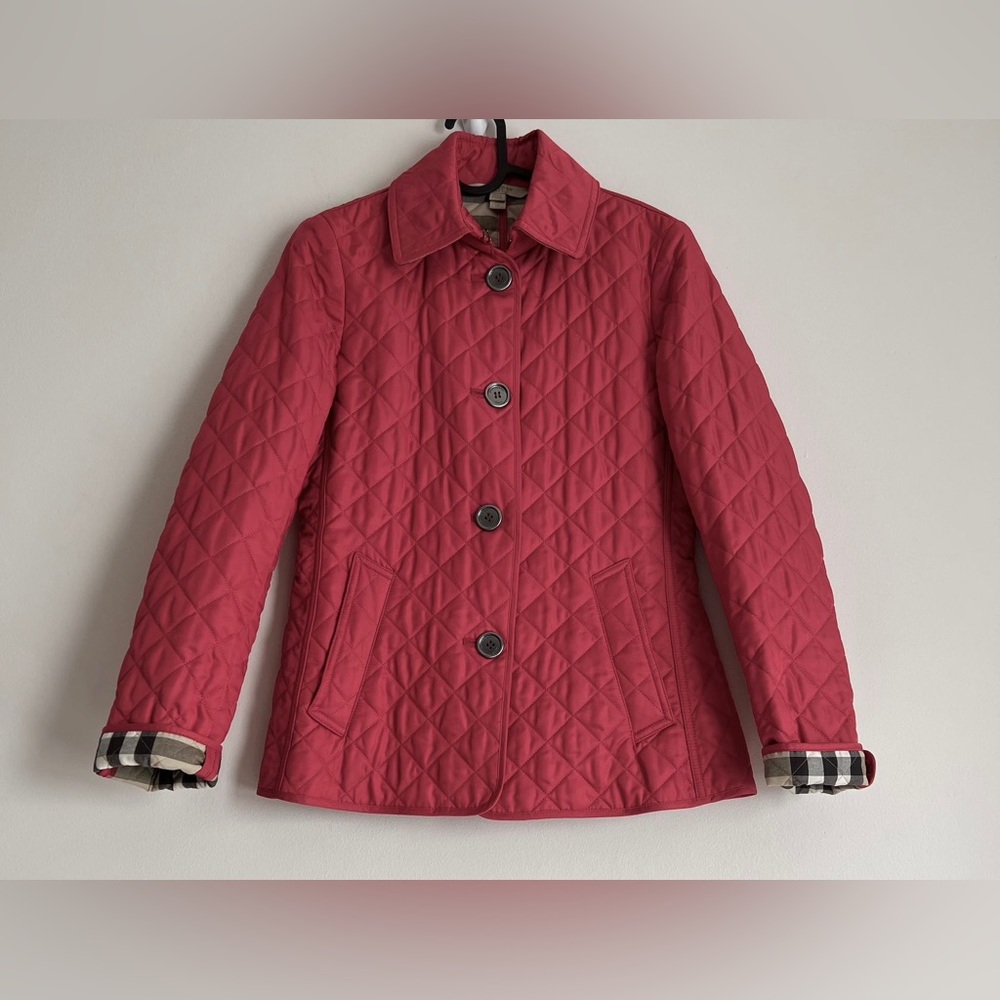 Classic Burberry Diamond Quilted Jacket